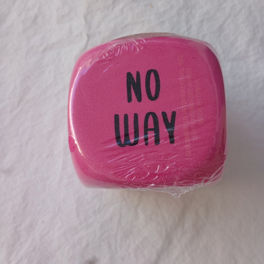 Pink Decision Dice Casual Everyday Unique Funky Choices Home Decor Office - Picture 5 of 12